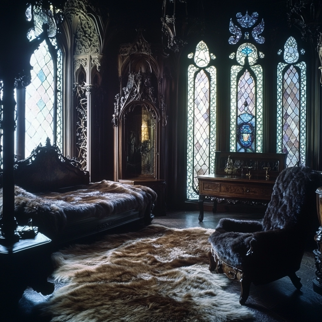 fur carpet bedroom 48