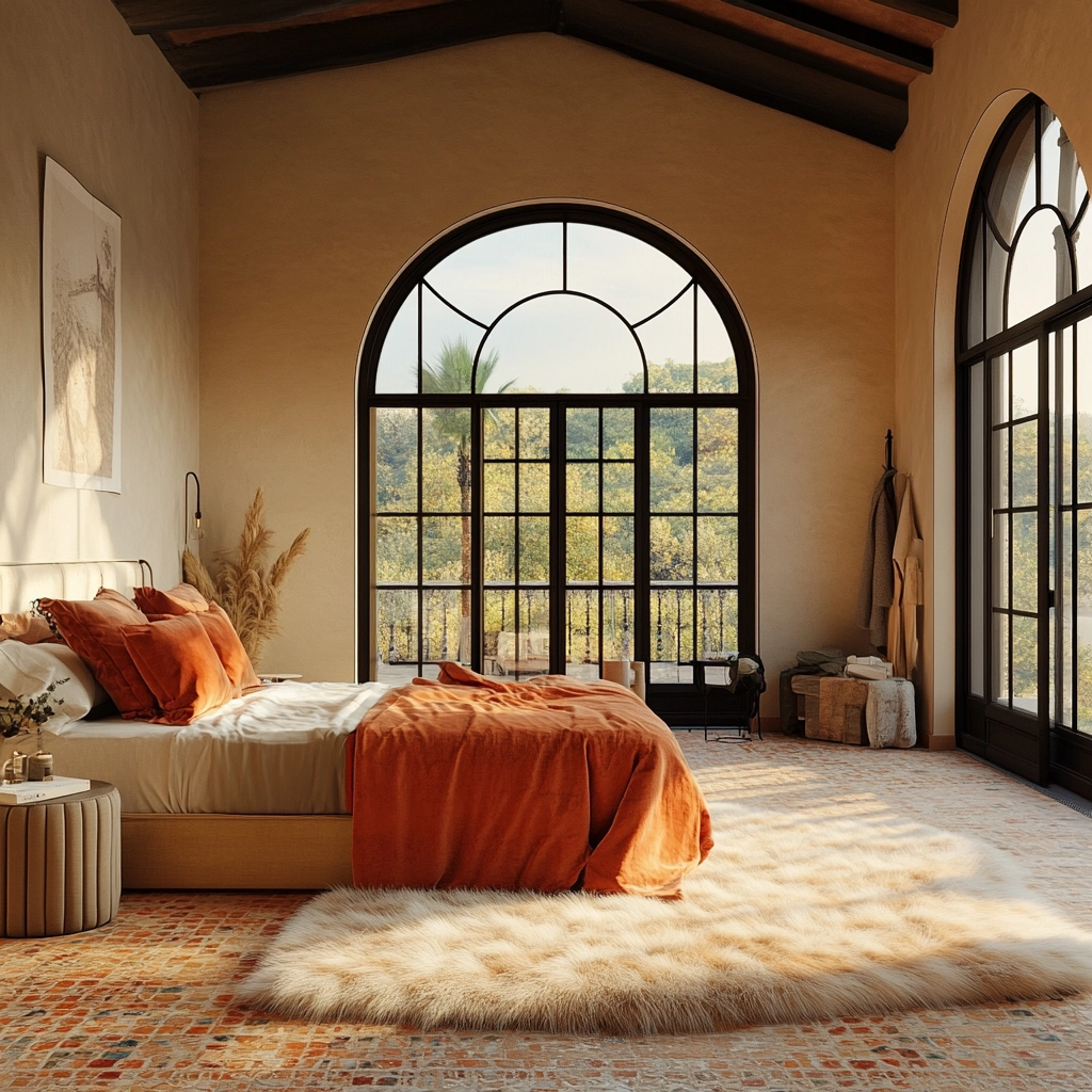 fur carpet bedroom 58