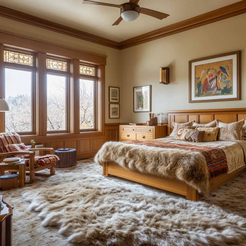 fur carpet bedroom 61