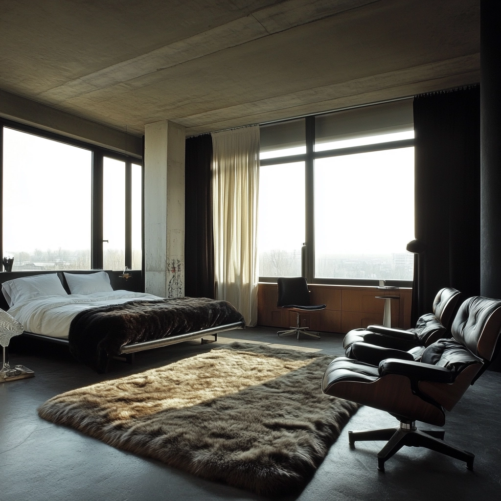fur carpet bedroom 76