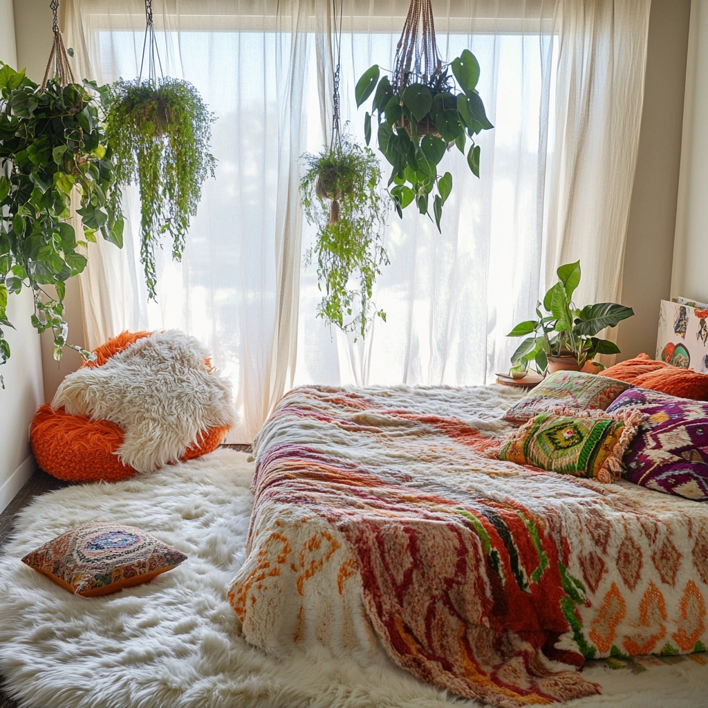 fur carpet bedroom 9