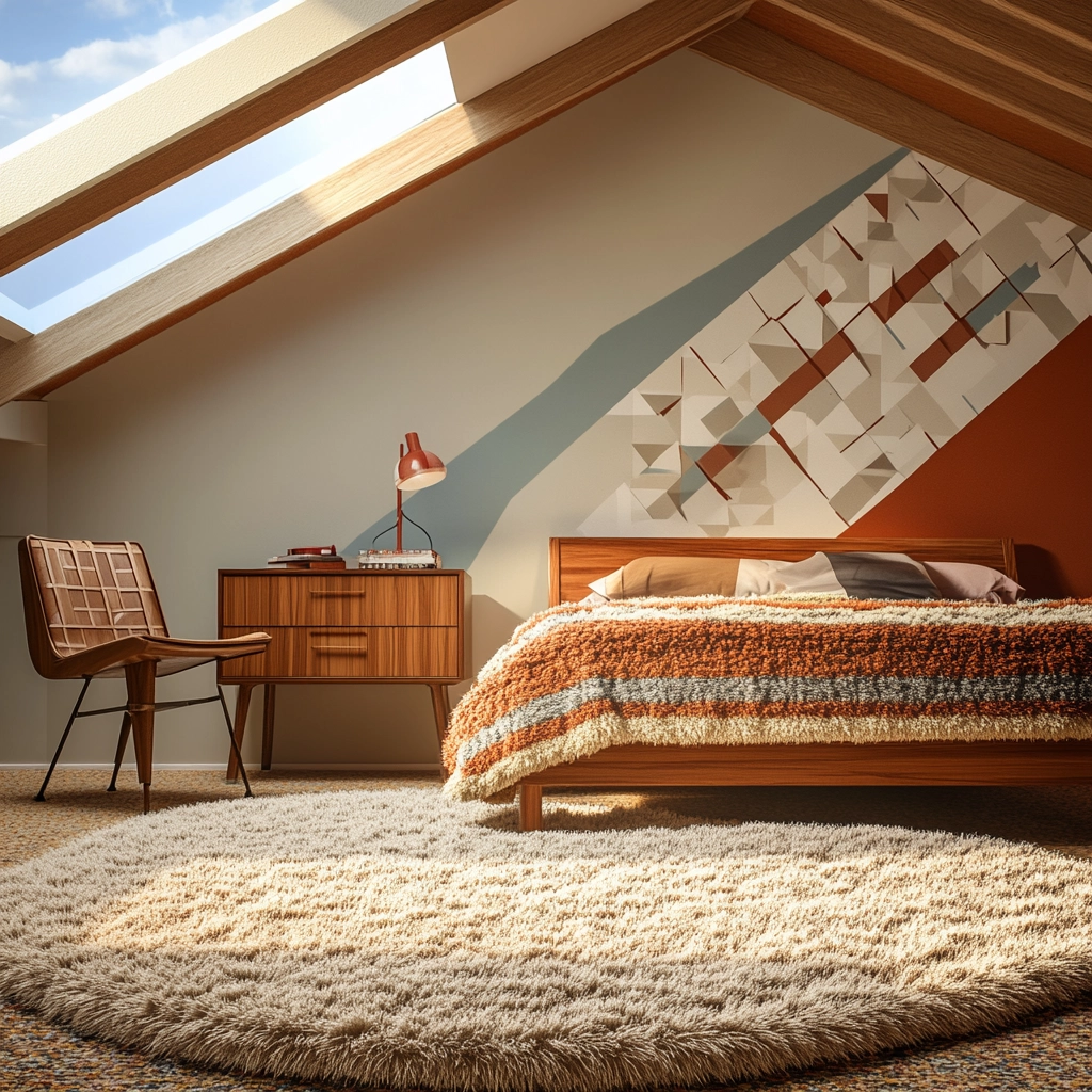 fuzzy rug bedroom 19