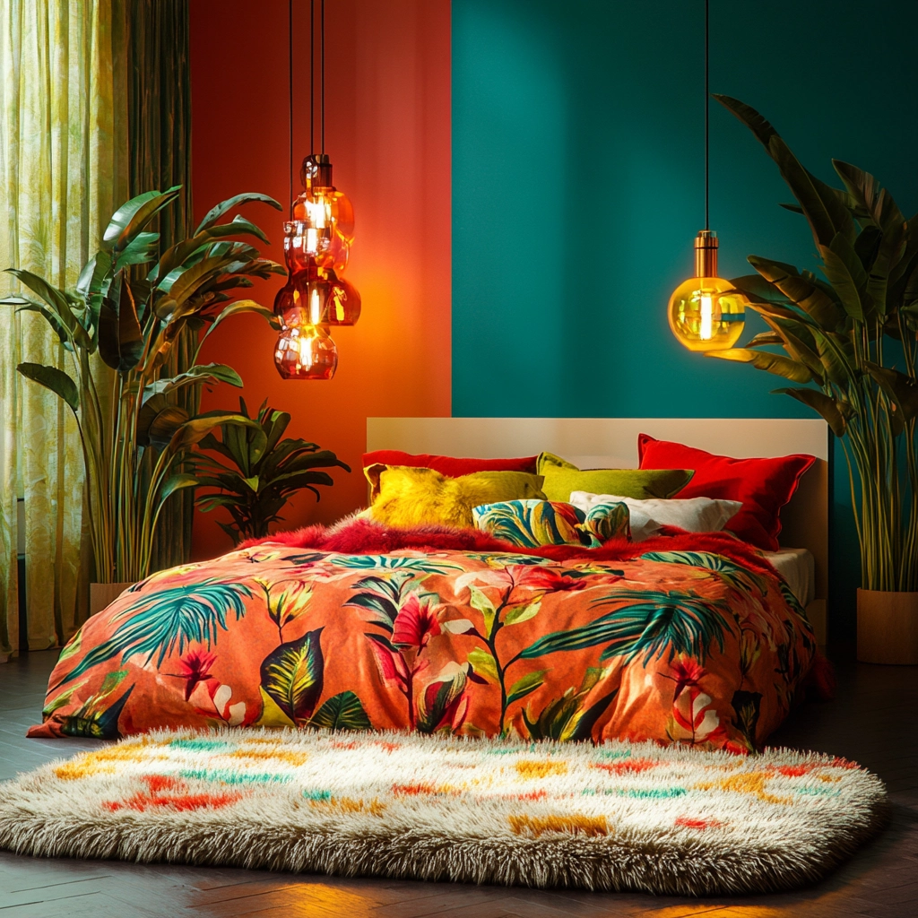 fuzzy rug bedroom 40