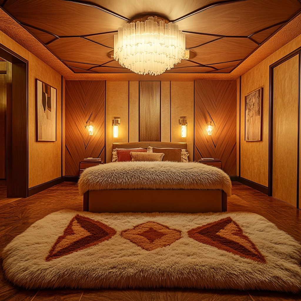 fuzzy rug bedroom 70