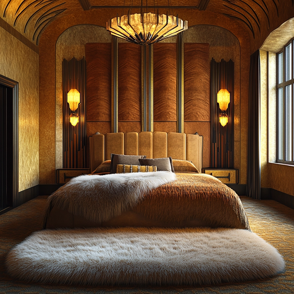 fuzzy rug bedroom 71