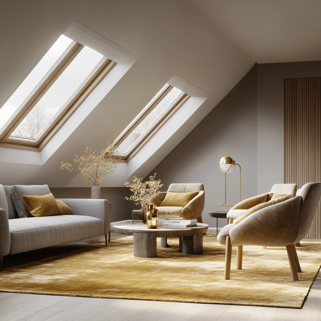 gold carpet living room 15