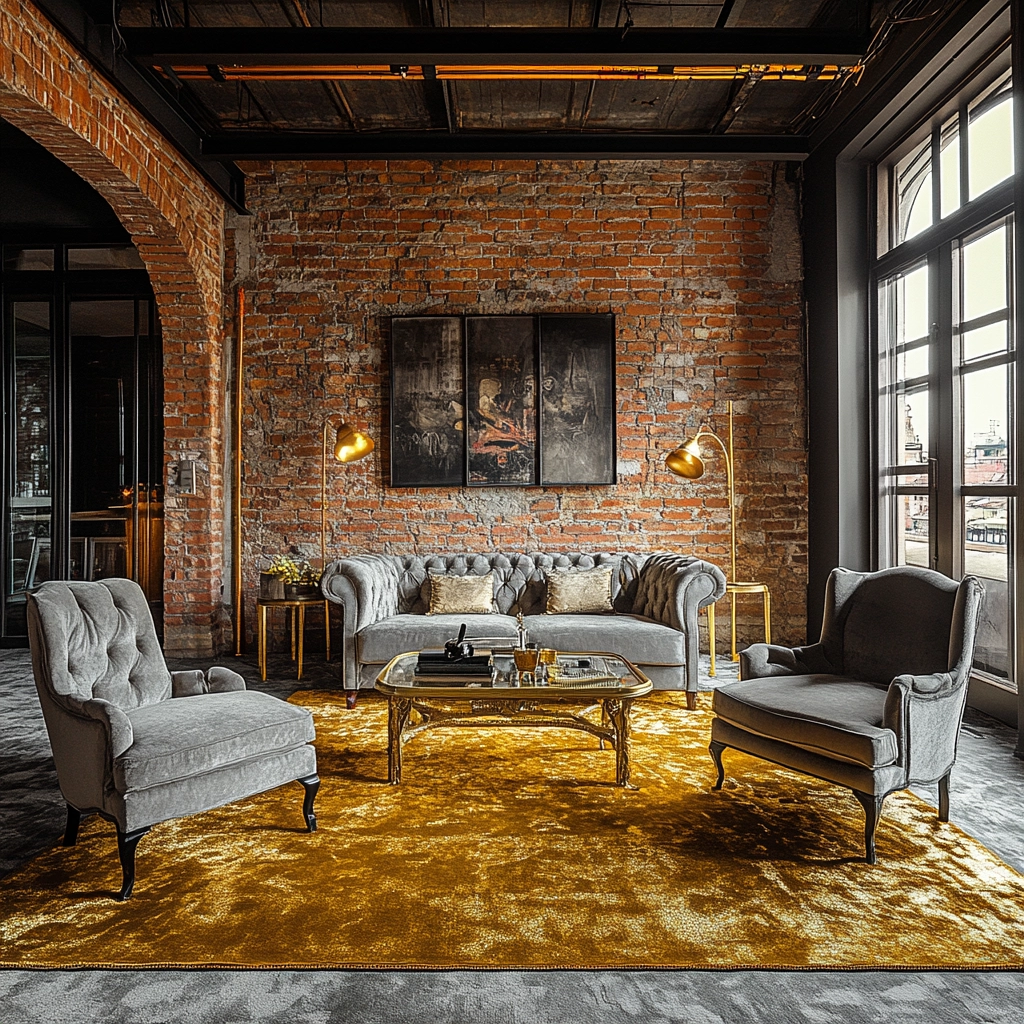 gold carpet living room 26