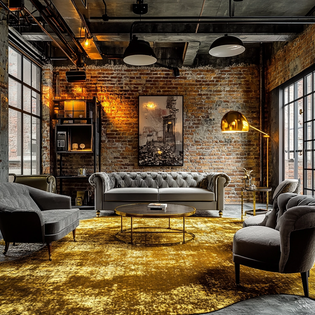 gold carpet living room 28