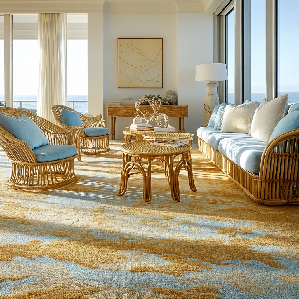 gold carpet living room 30