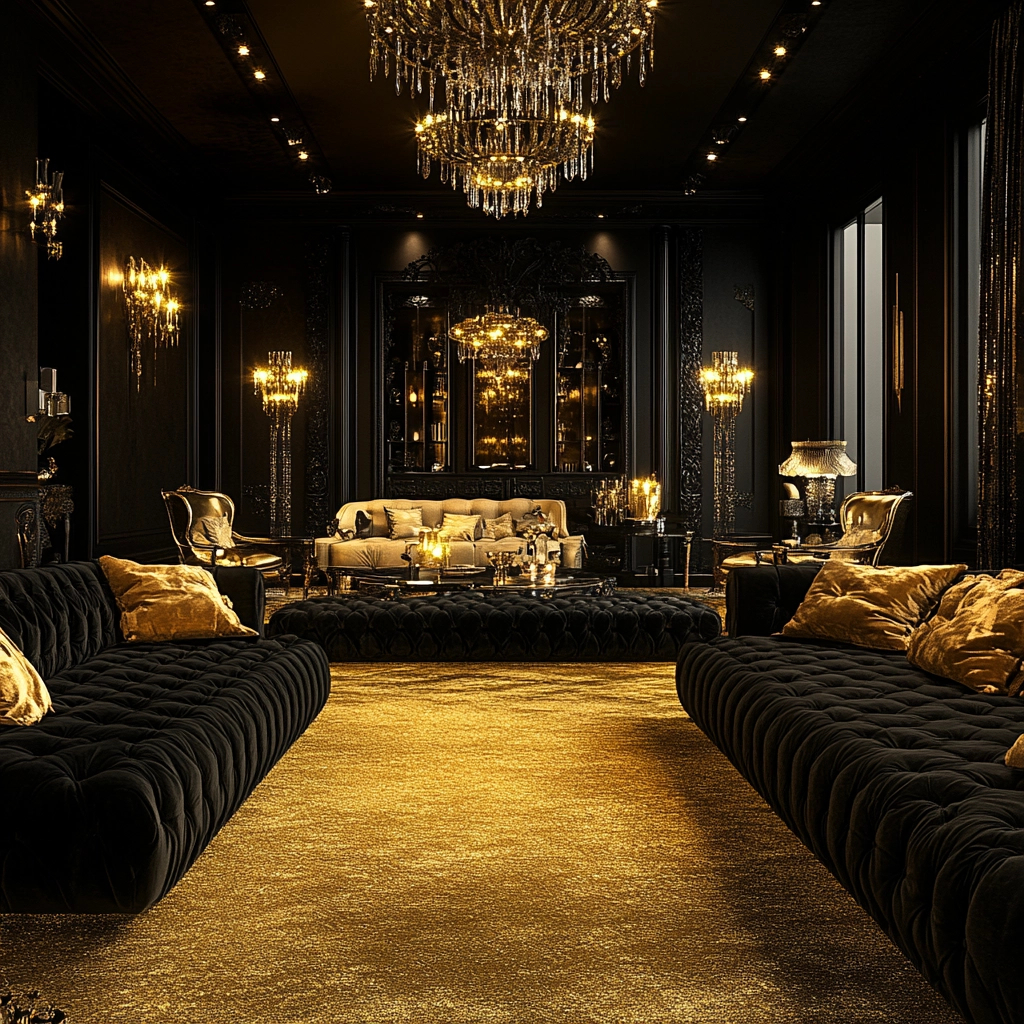 gold carpet living room 33