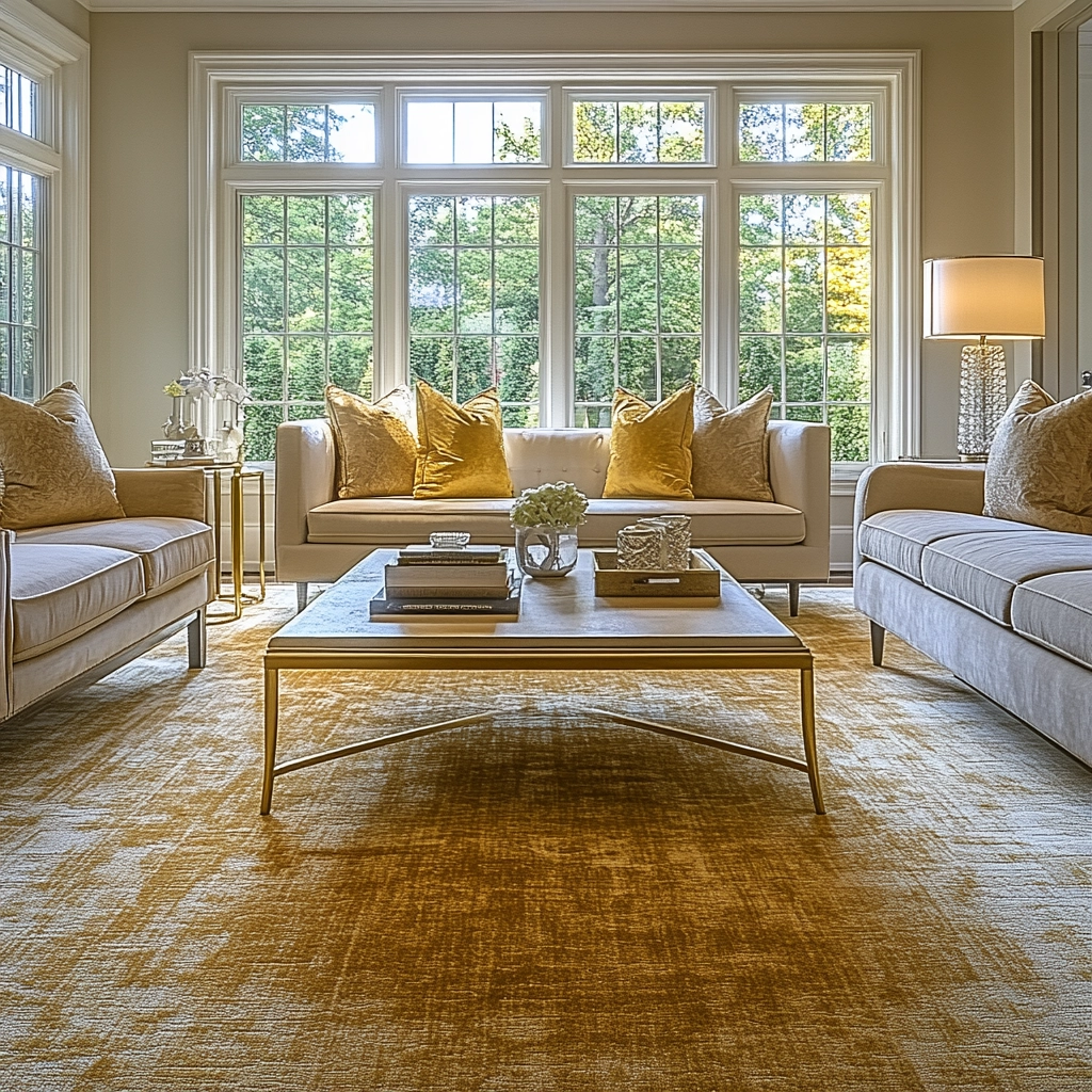 gold carpet living room 50