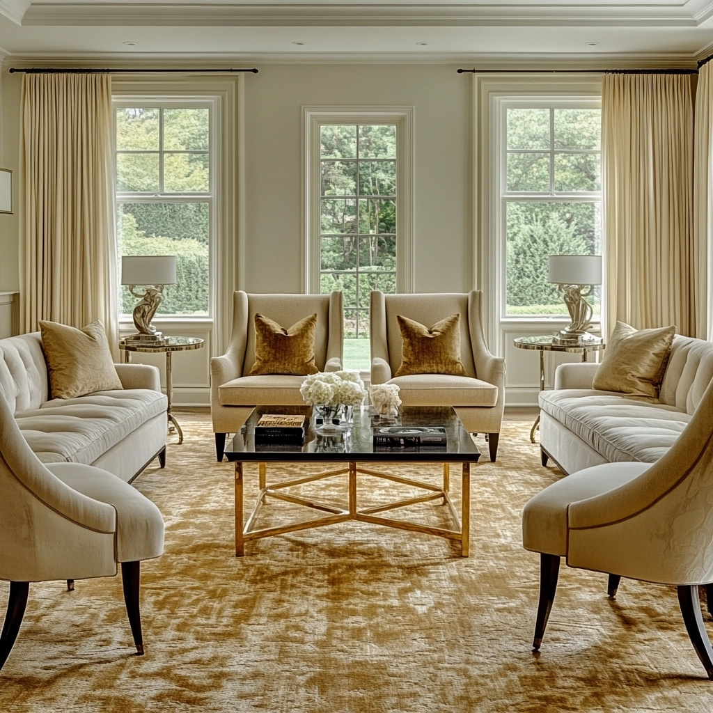 gold carpet living room 51