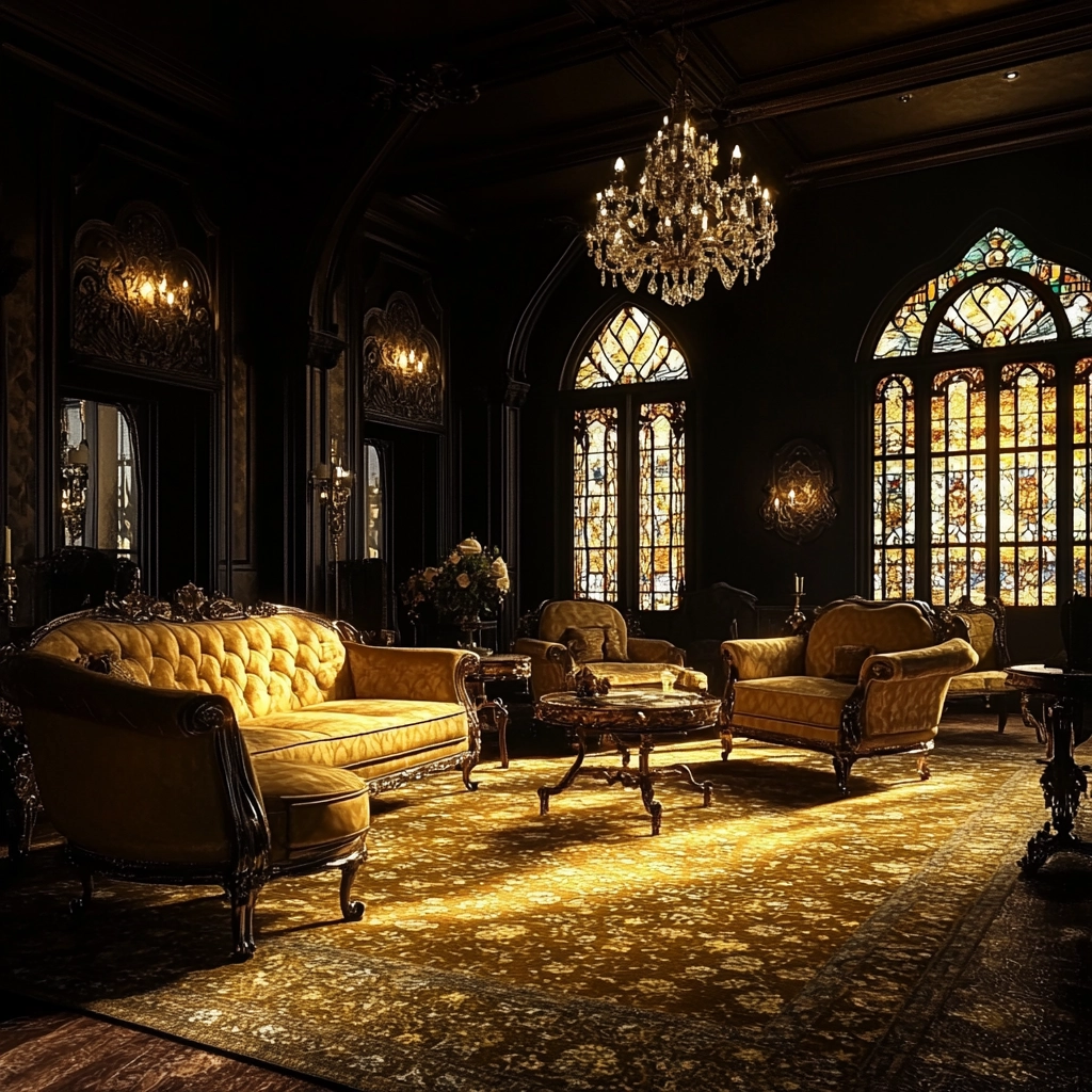 gold carpet living room 61