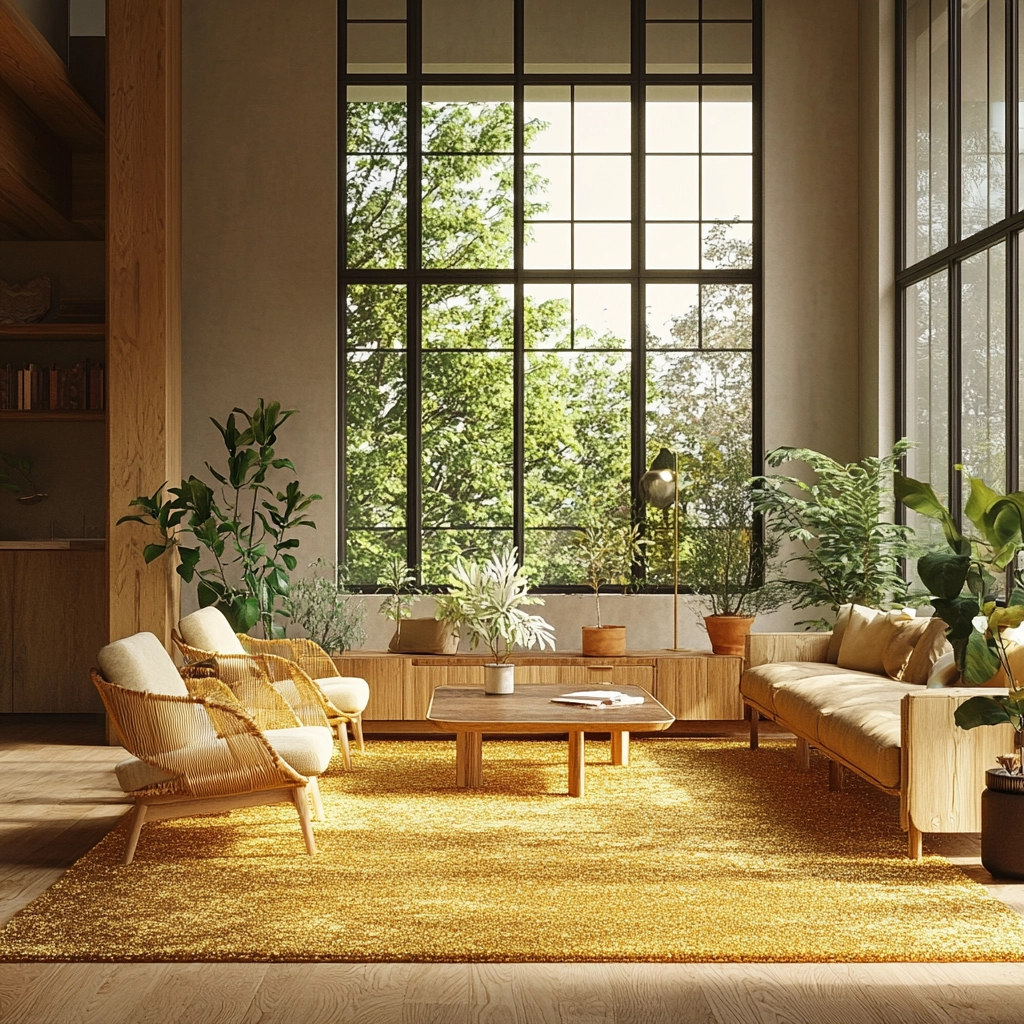 gold carpet living room 69