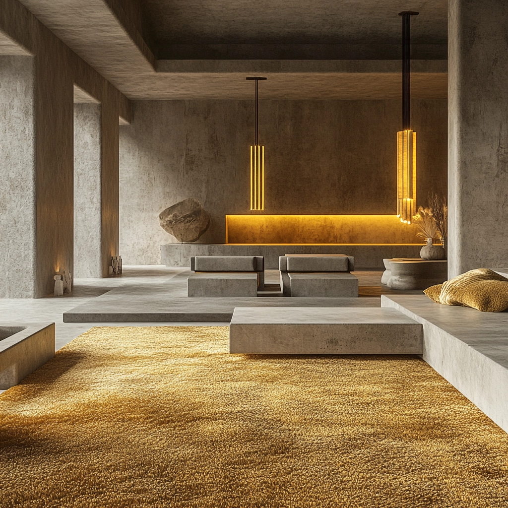 gold carpet living room 76