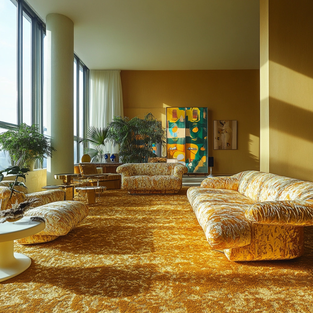 gold carpet living room 79