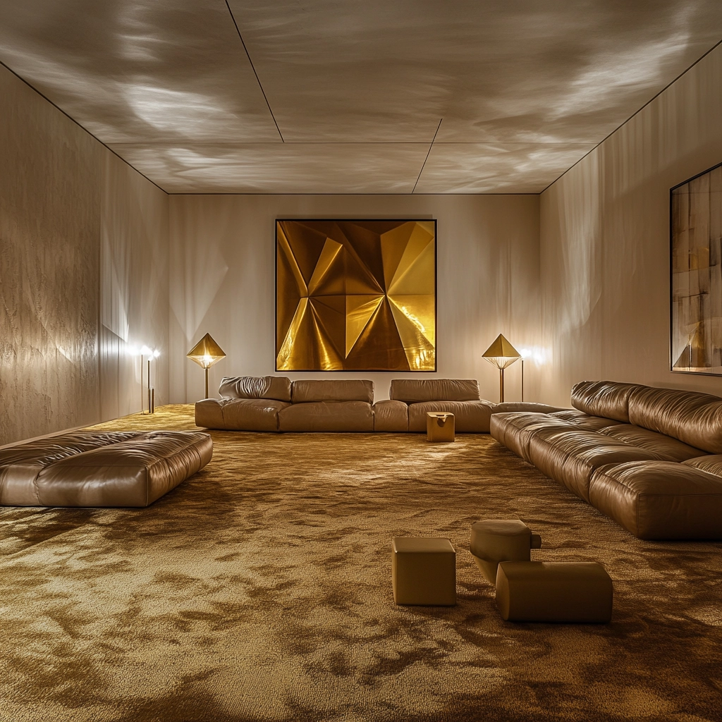 gold carpet living room 8