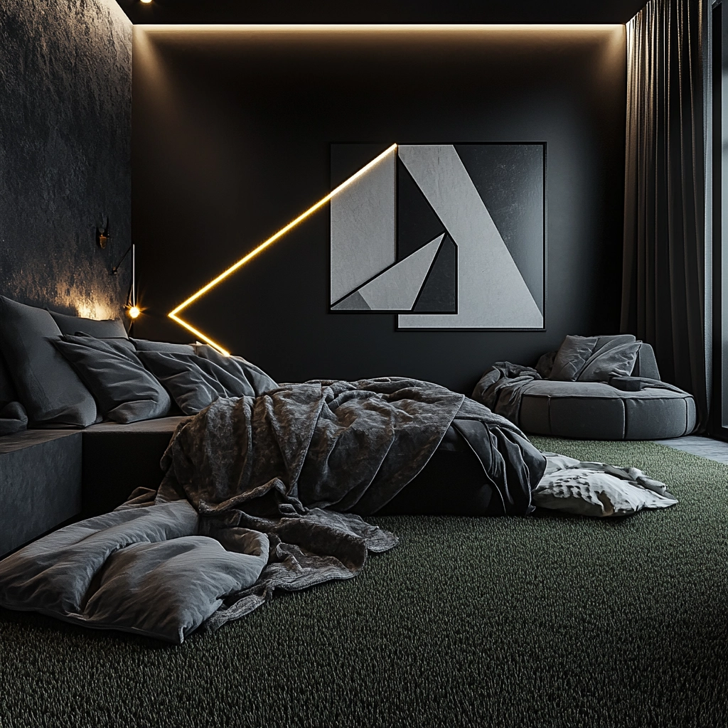 grass carpet bedroom 10