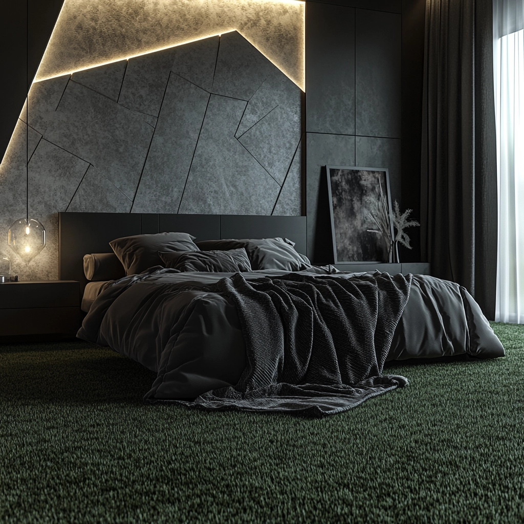 grass carpet bedroom 11