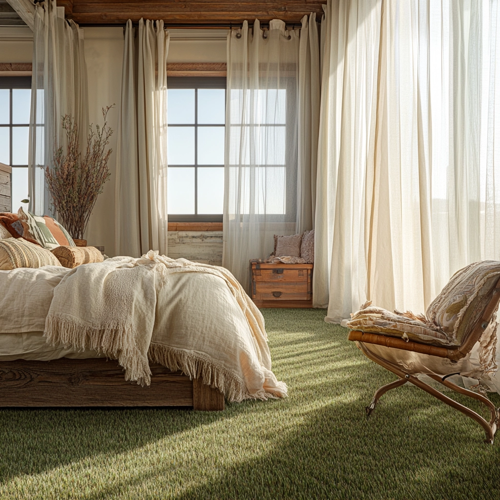 grass carpet bedroom 22