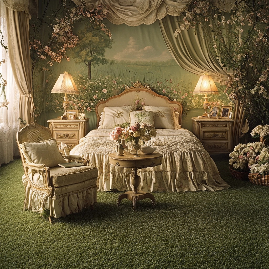 grass carpet bedroom 29