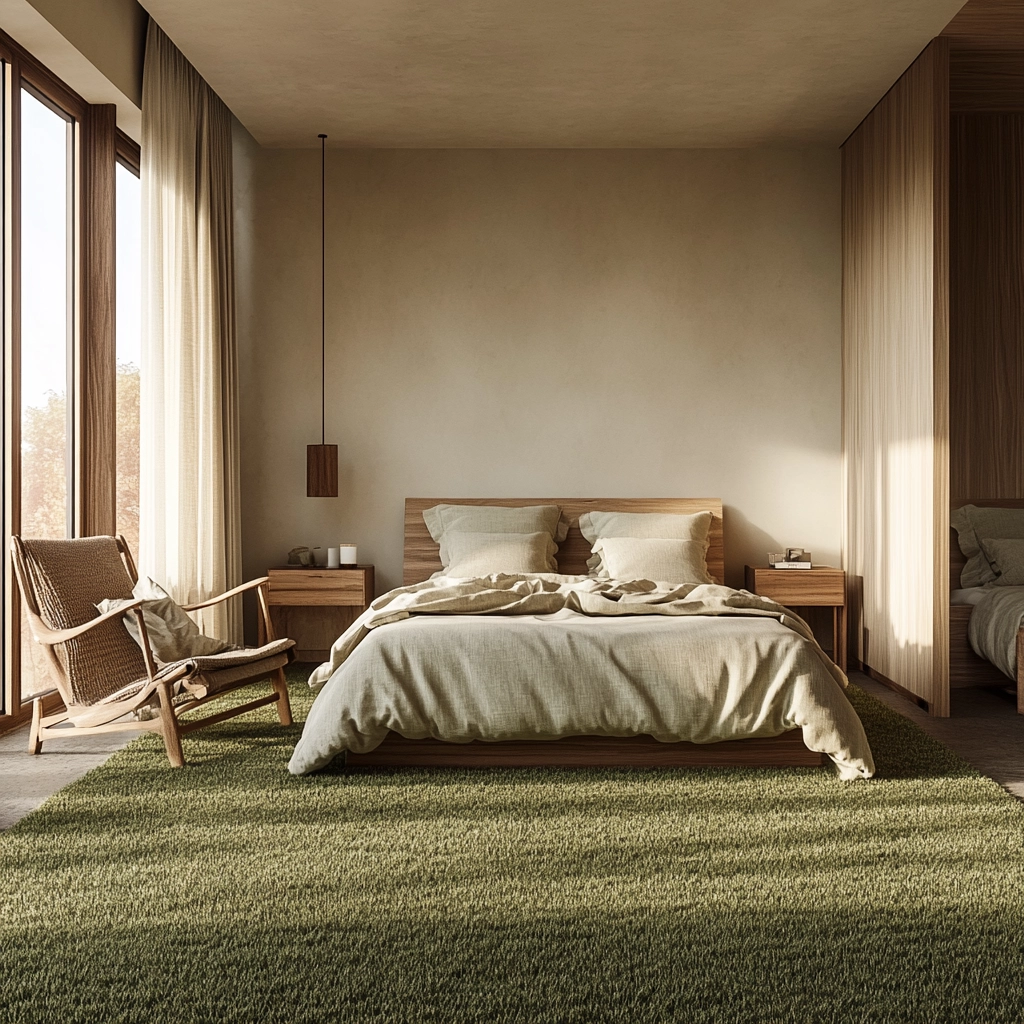 grass carpet bedroom 3