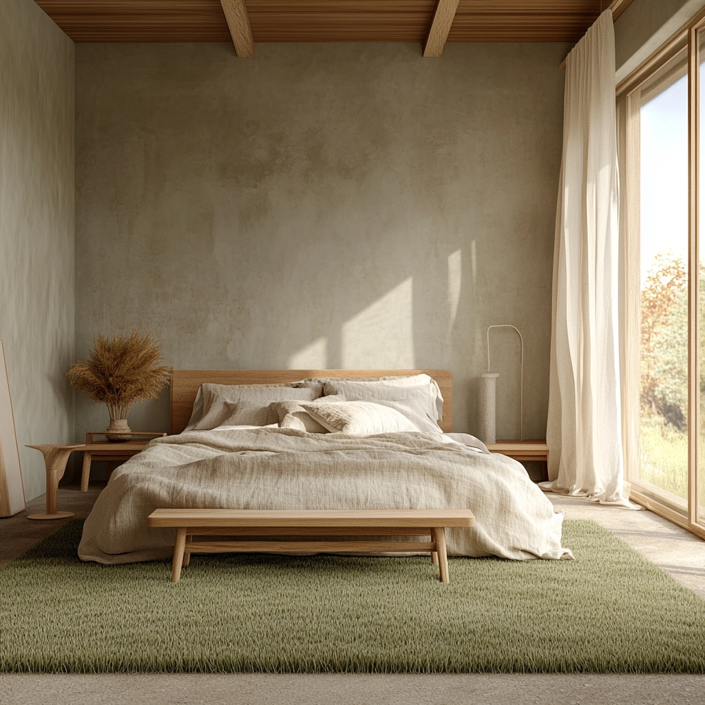 grass carpet bedroom 4