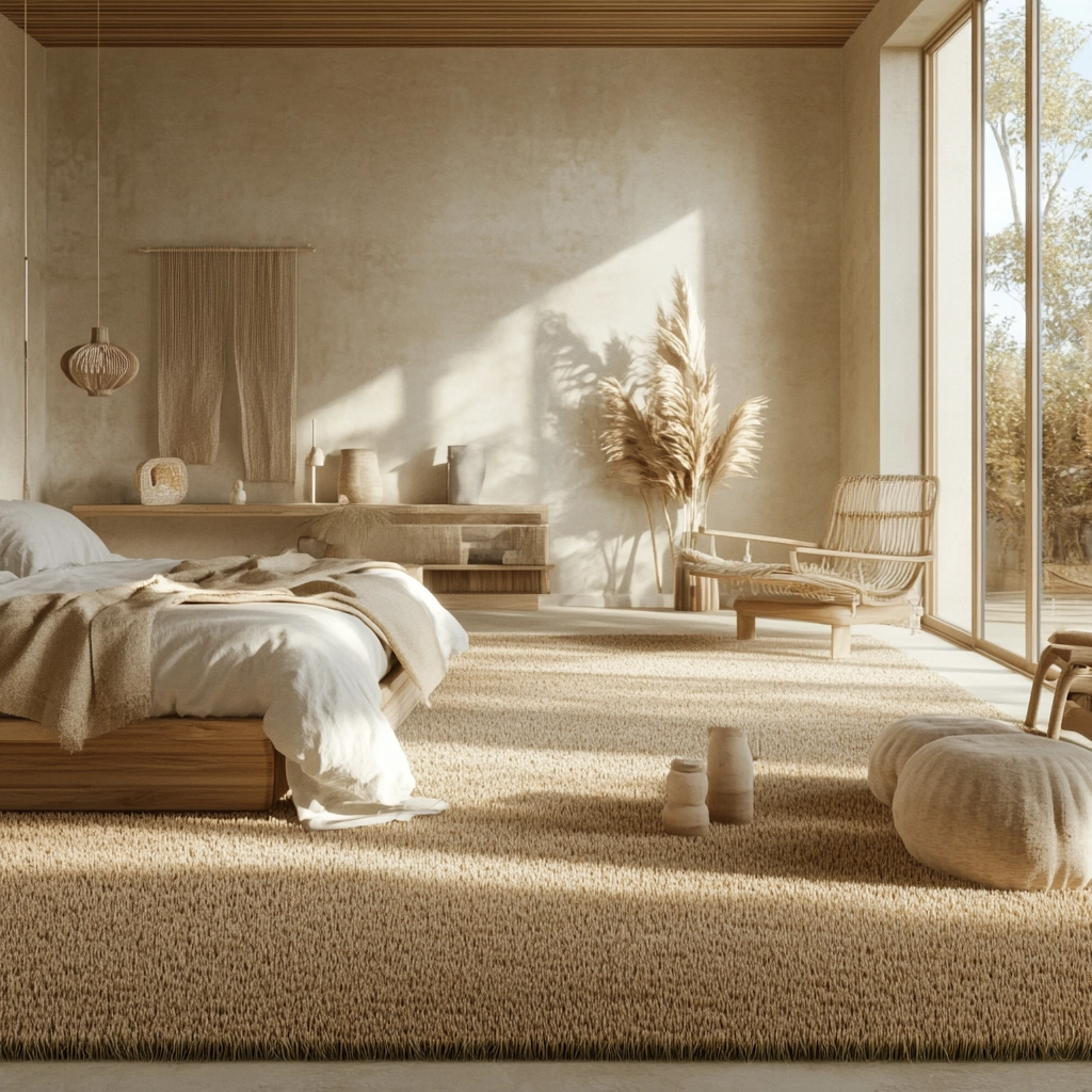grass carpet bedroom 44