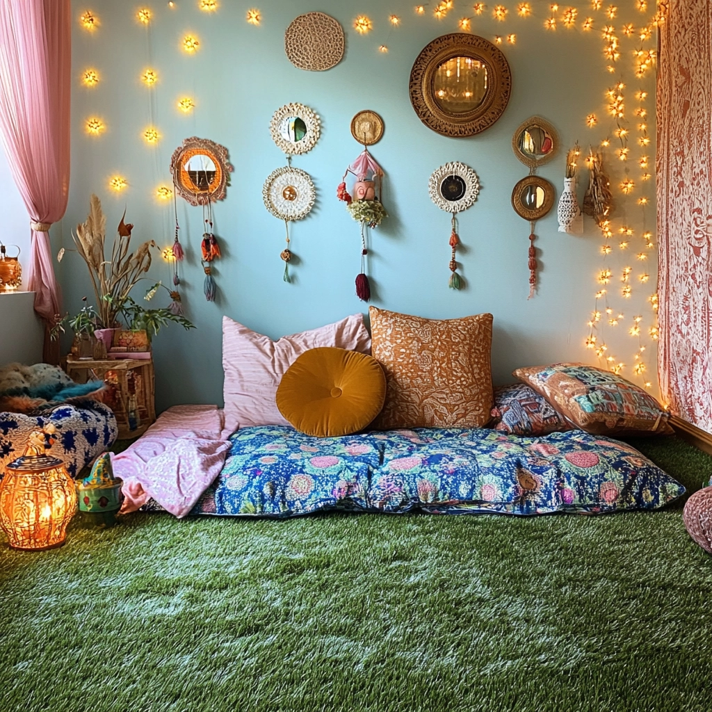 grass carpet bedroom 5