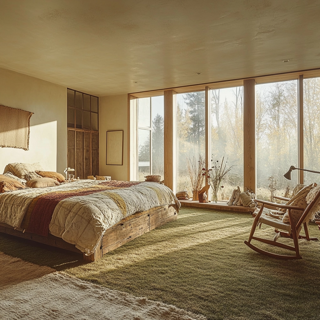 grass carpet bedroom 52