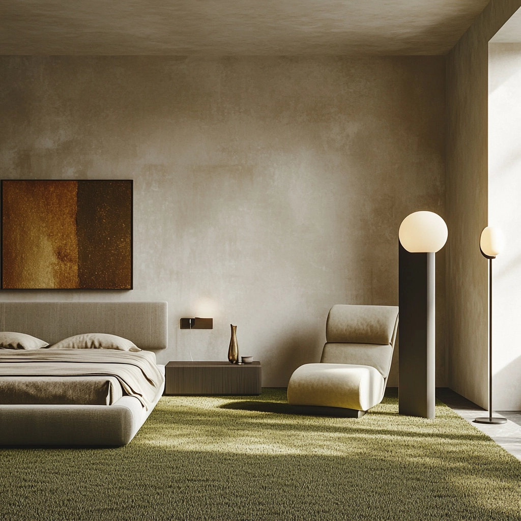 grass carpet bedroom 59