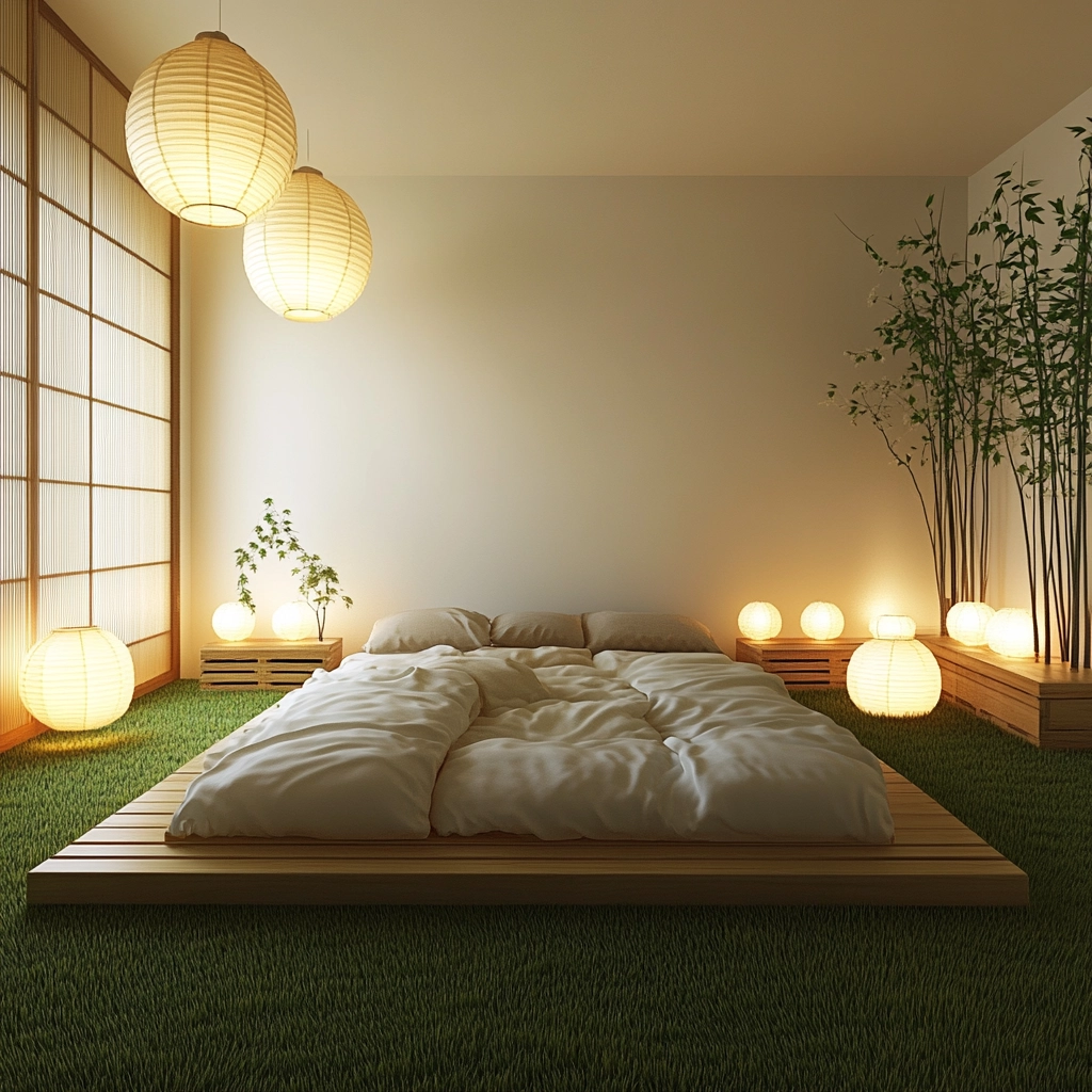 grass carpet bedroom 62