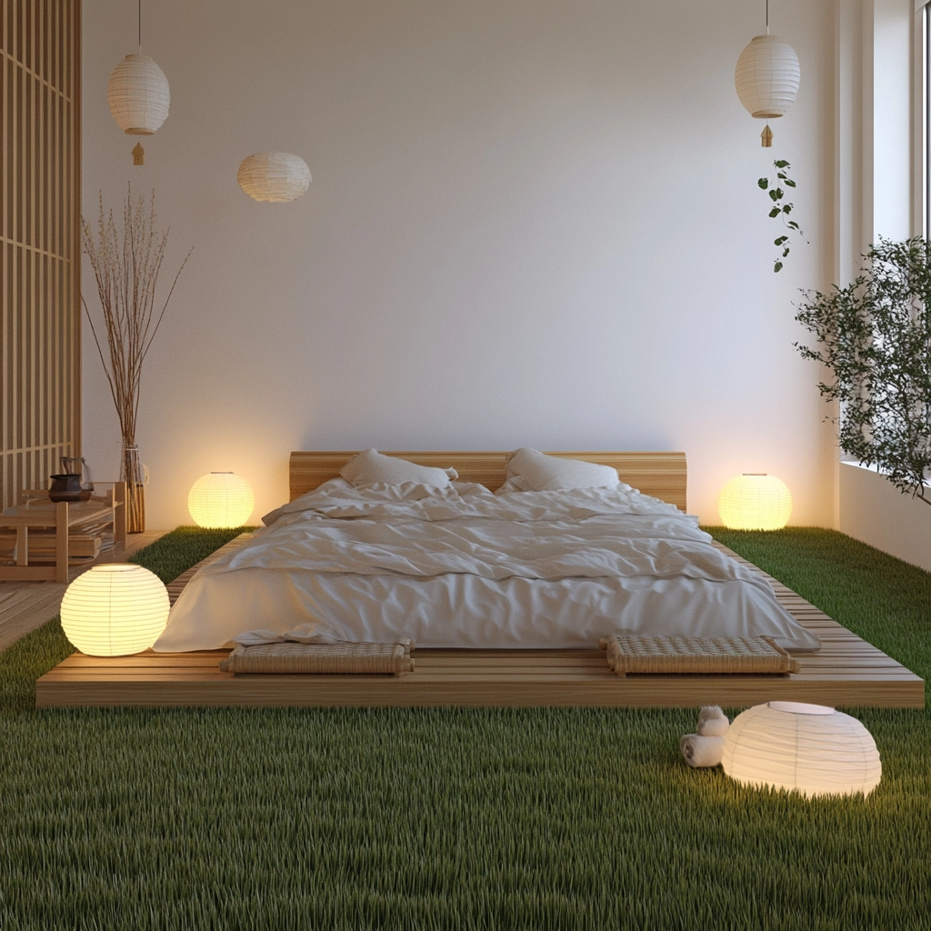 grass carpet bedroom 63