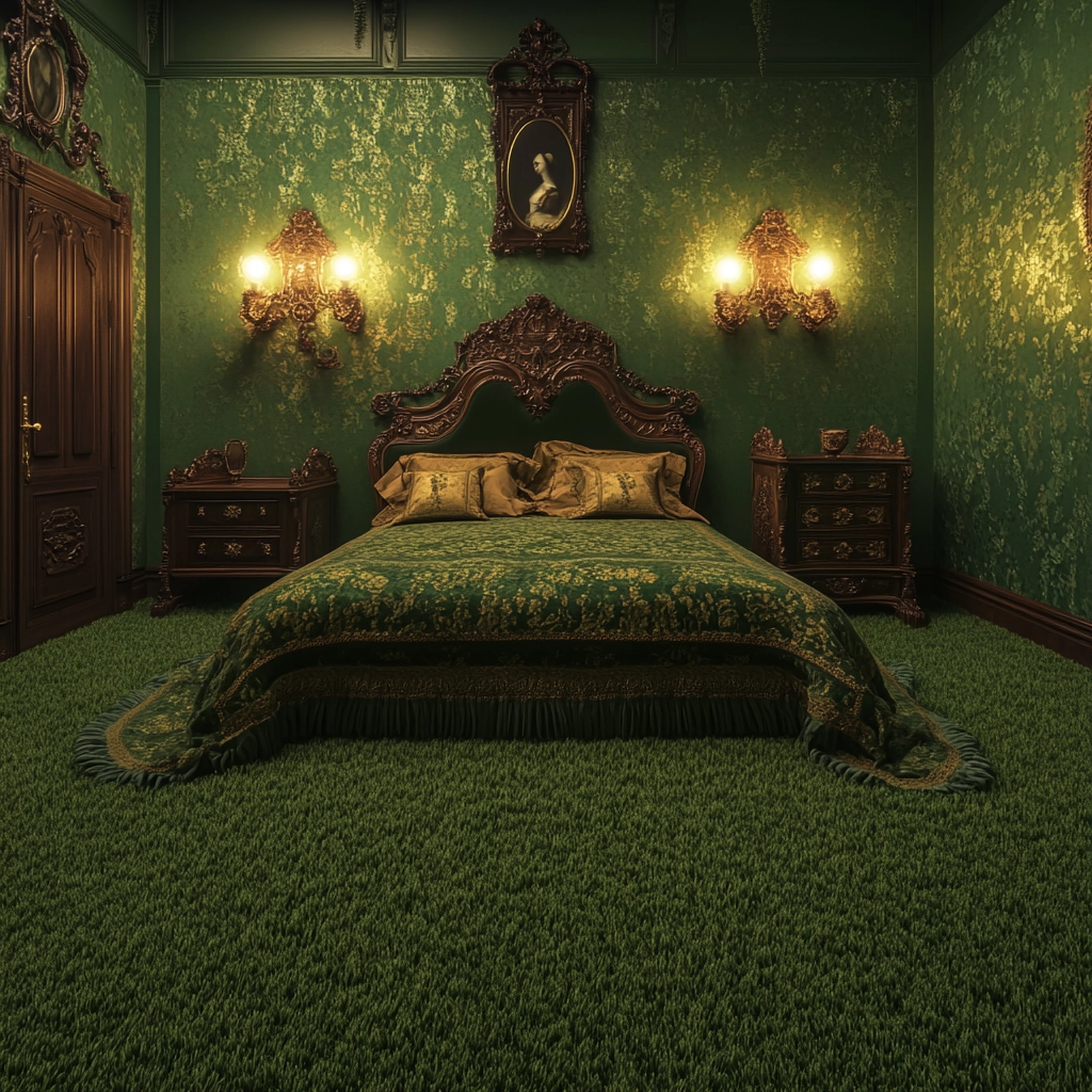 grass carpet bedroom 67