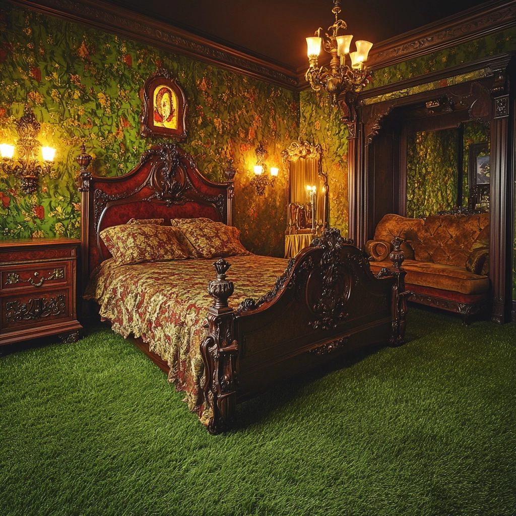 grass carpet bedroom 68