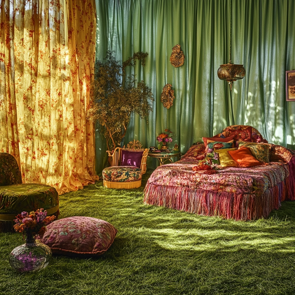 grass carpet bedroom 71