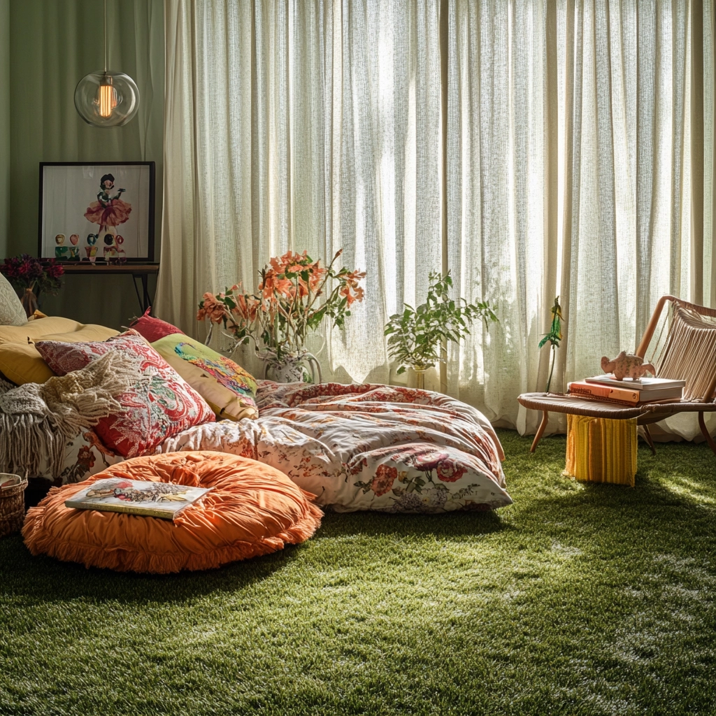 grass carpet bedroom 72