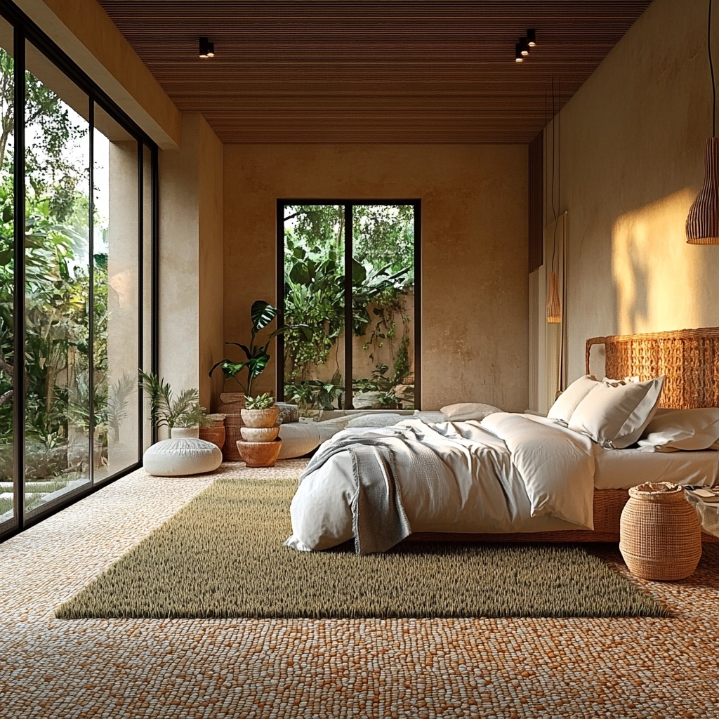 grass carpet bedroom 77