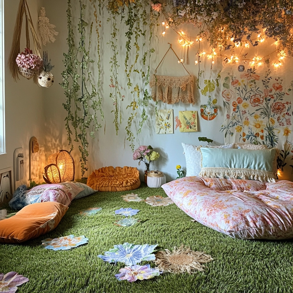 grass carpet bedroom 8