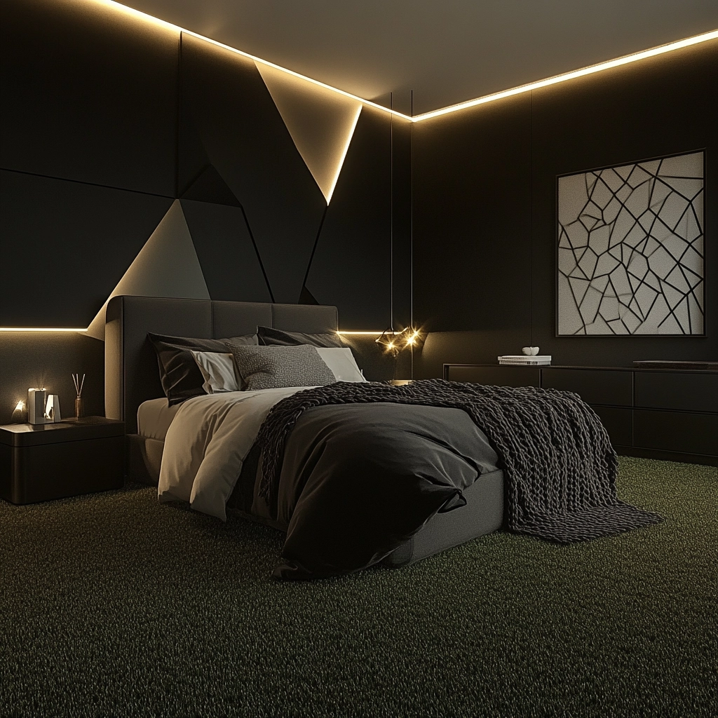grass carpet bedroom 9