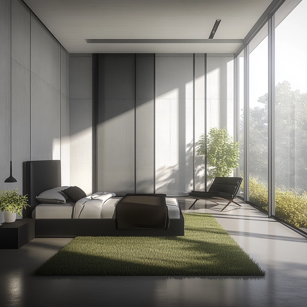 grass rug bedroom aesthetic 18
