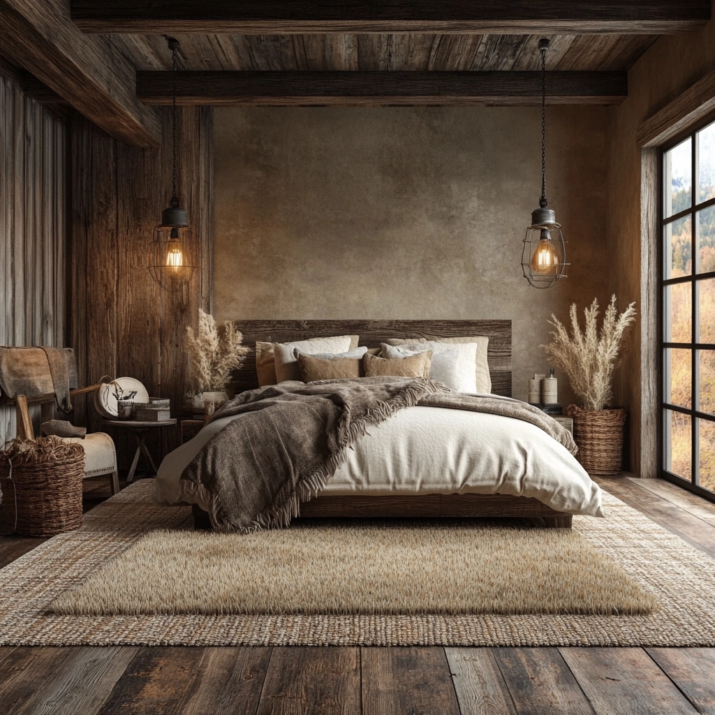 grass rug bedroom aesthetic 22