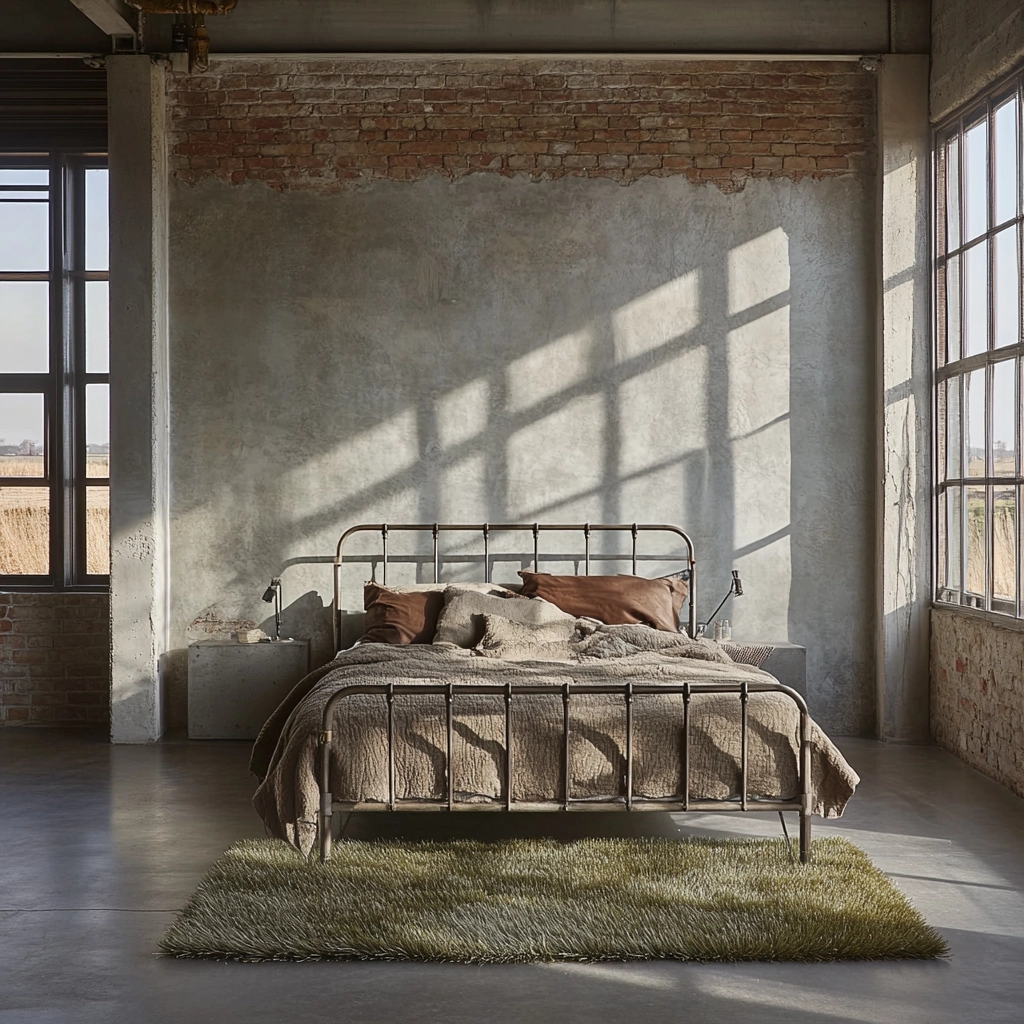 grass rug bedroom aesthetic 28