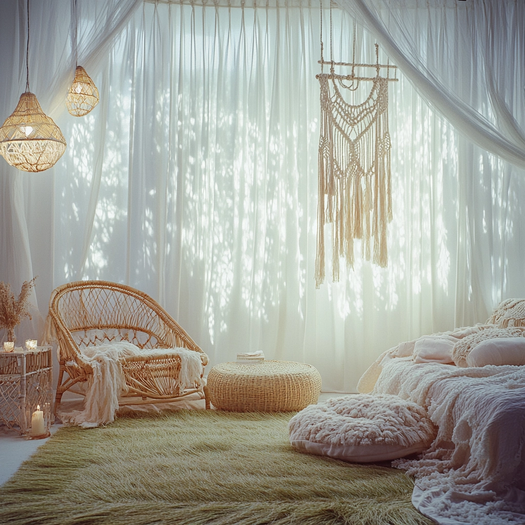 grass rug bedroom aesthetic 5