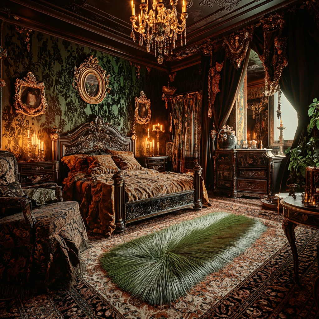 grass rug bedroom aesthetic 51