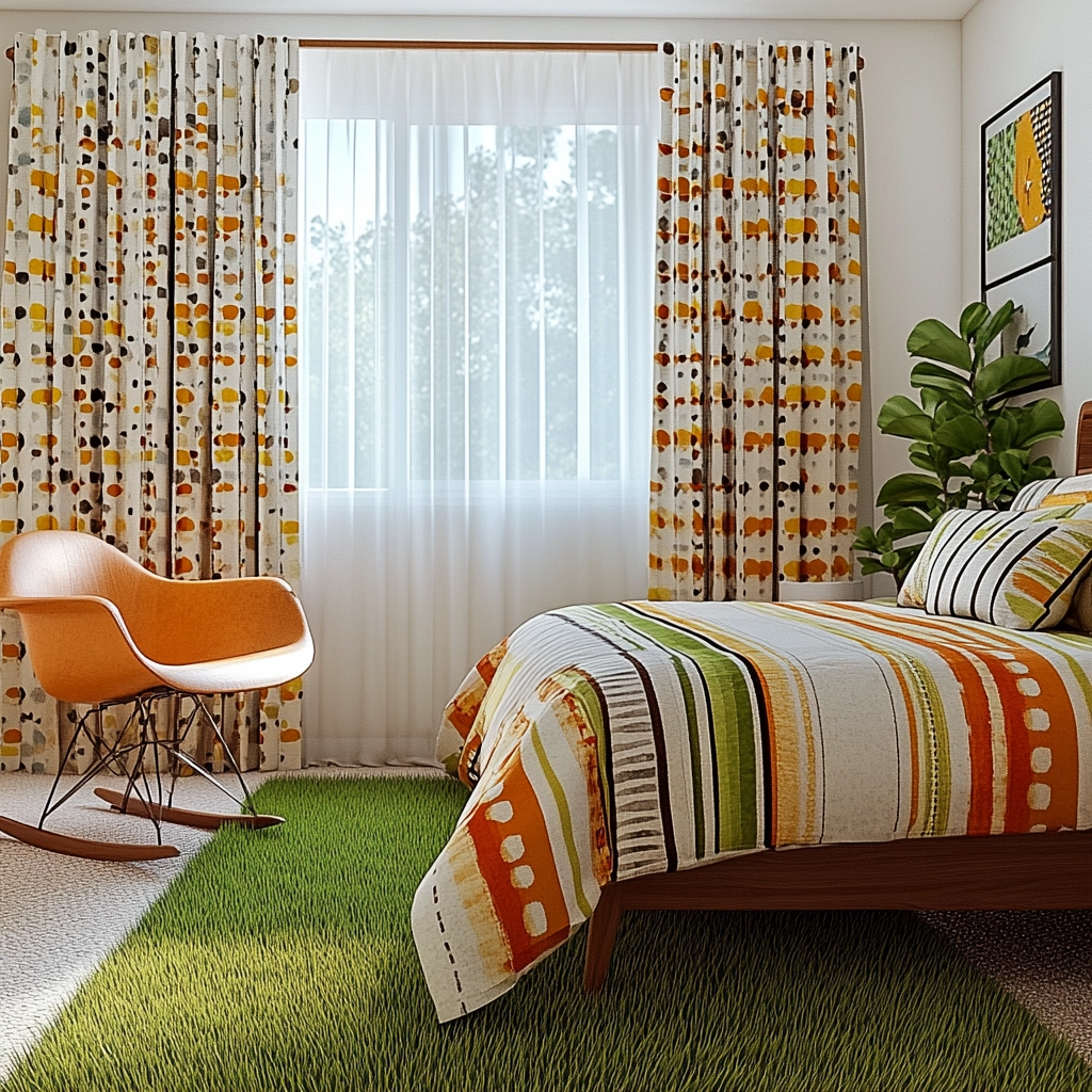 grass rug bedroom aesthetic 59