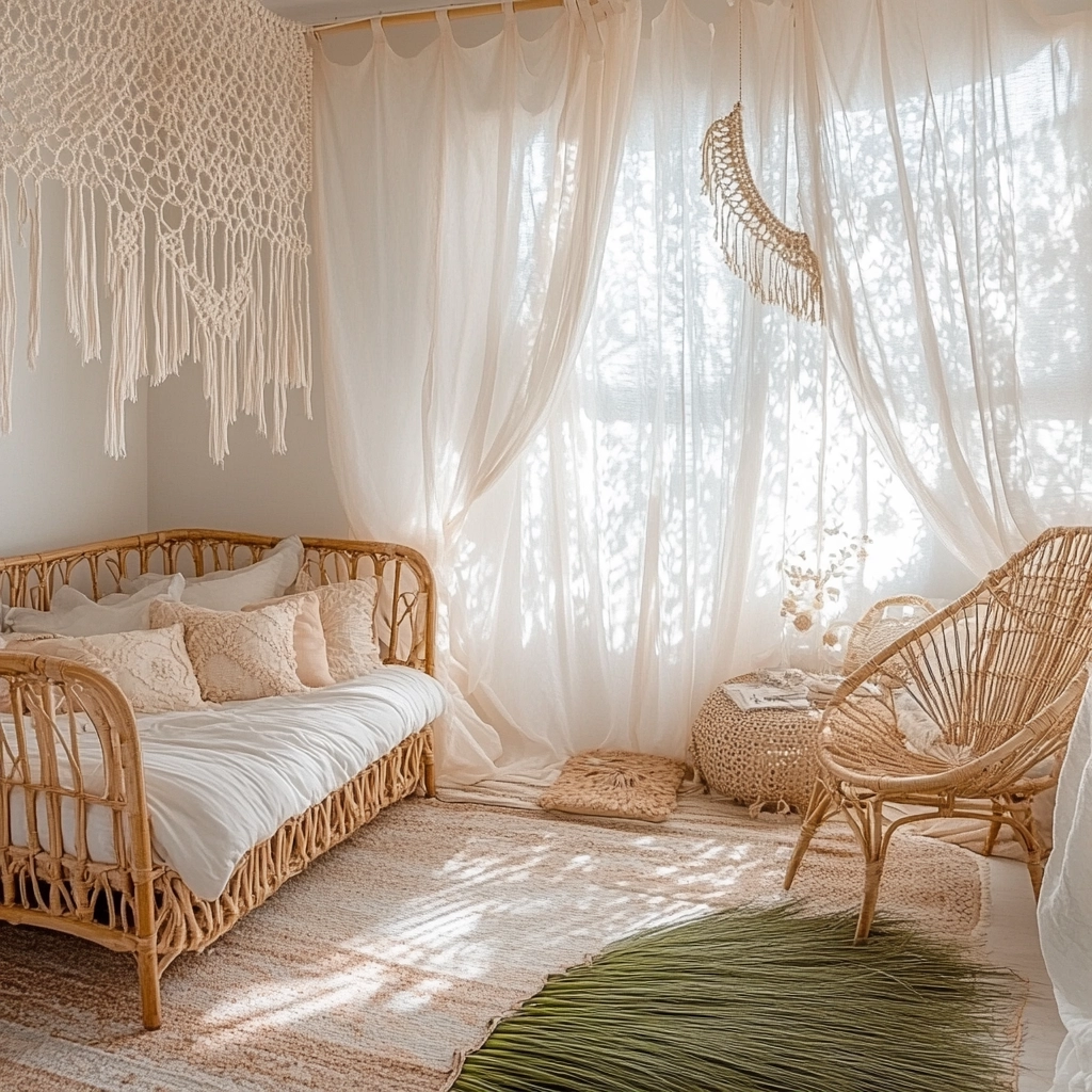 grass rug bedroom aesthetic 6