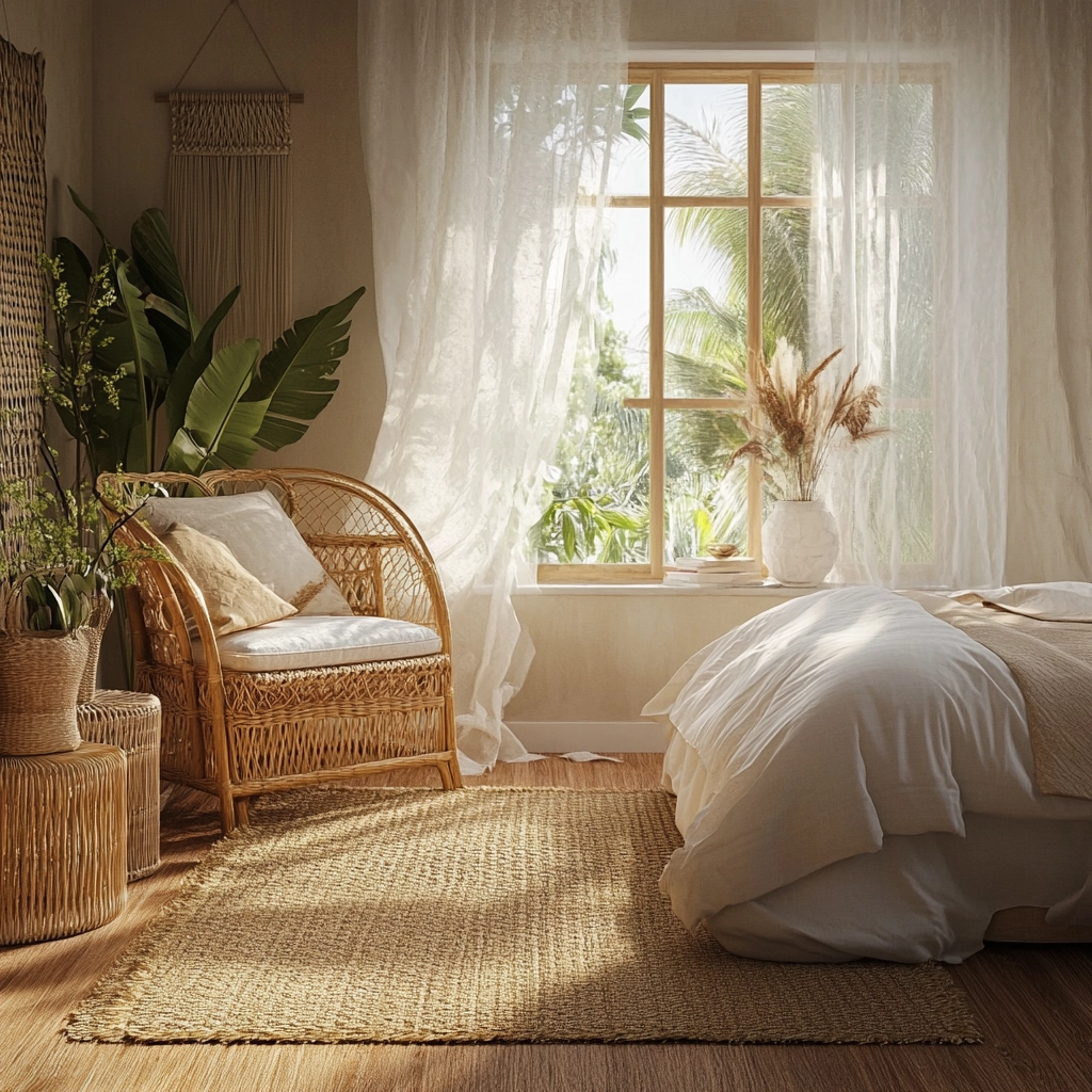 grass rug bedroom aesthetic 61