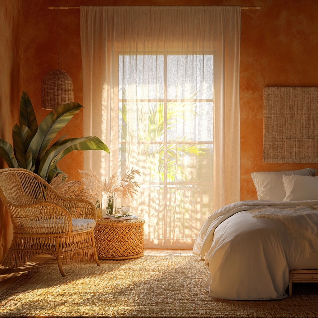 grass rug bedroom aesthetic 62