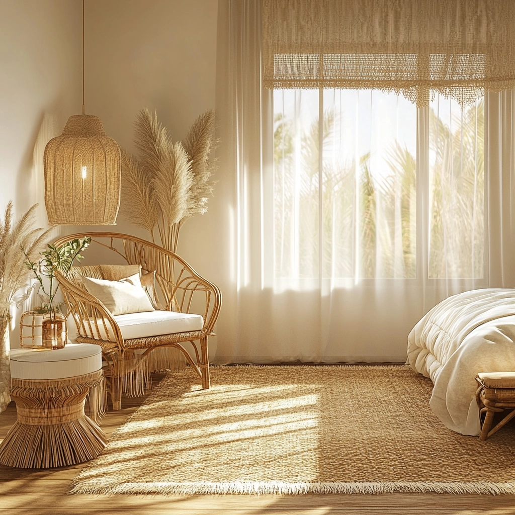grass rug bedroom aesthetic 64